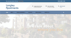 Desktop Screenshot of langleyapartments.com