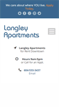 Mobile Screenshot of langleyapartments.com